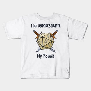 You Underestimate My Power - meme crossover Kids T-Shirt